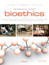 Developing World Bioethics雜志封面
